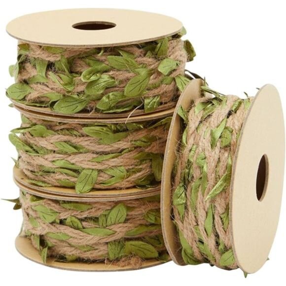 Leaf Ribbon - Jungle, Safari & Fairy Party, Enchanted Forest Decor - Picture 5 of 8